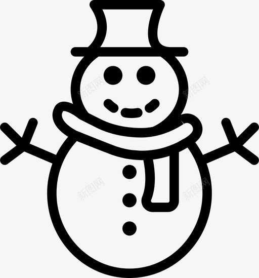 雪人史密顿假日大纲图标svg_新图网 https://ixintu.com 史密顿假日大纲 雪人