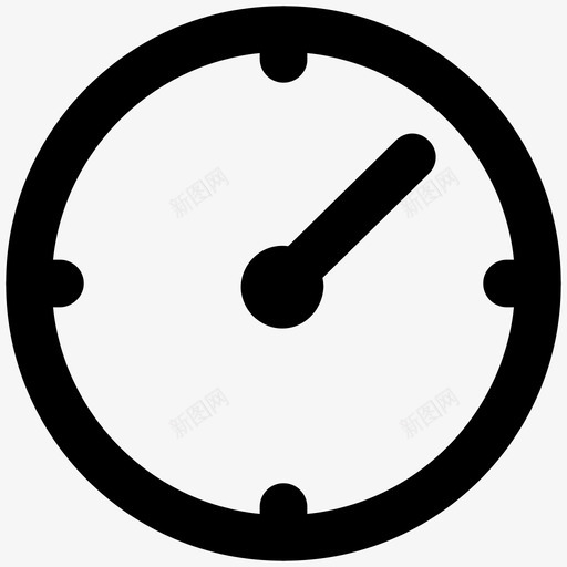时钟约会日历图标svg_新图网 https://ixintu.com 截止日期 手表 日历 时钟 时间 物流配送加粗线条图标 约会 计时员 计时器