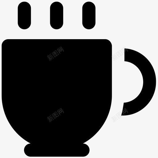 热茶庆祝和派对大胆的固体图标svg_新图网 https://ixintu.com 庆祝和派对大胆的固体图标 热茶