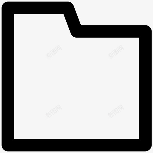 文件夹和开发粗体线图标svg_新图网 https://ixintu.com 文件夹 设计和开发粗体线图标