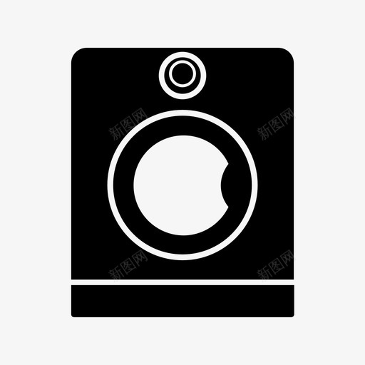 洗衣机衣物洗涤剂图标svg_新图网 https://ixintu.com 洗涤剂 洗衣机 烘干机 热水 衣物
