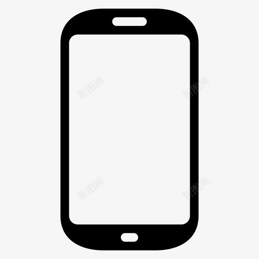智能手机smoothfill设备图标svg_新图网 https://ixintu.com smoothfill设备 智能手机