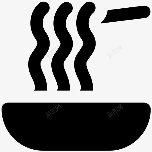 中餐美食大胆的固体图标svg_新图网 https://ixintu.com 中餐 美食大胆的固体图标