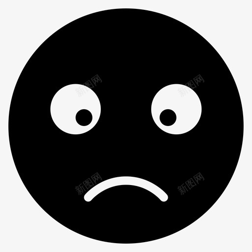 悲伤整体信息图标svg_新图网 https://ixintu.com 乐队 信息 分析 化身 平滑填充情感 悲伤 情绪 整体 脸 表情 视觉