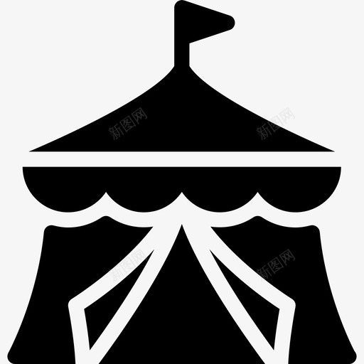 马戏团帐篷动物表演旅行车图标svg_新图网 https://ixintu.com 三环 休闲娱乐实心图标 假日 动物表演 娱乐 庆典 度假 旅行车 杂耍表演 装饰 马戏团帐篷