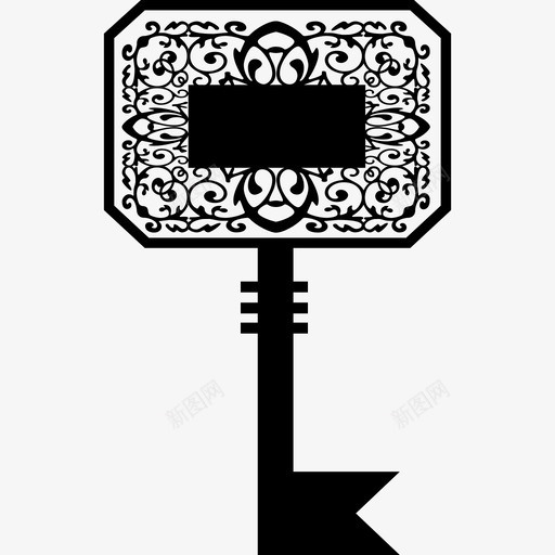 钥匙装饰形状钥匙图标svg_新图网 https://ixintu.com 形状 钥匙 钥匙装饰设计