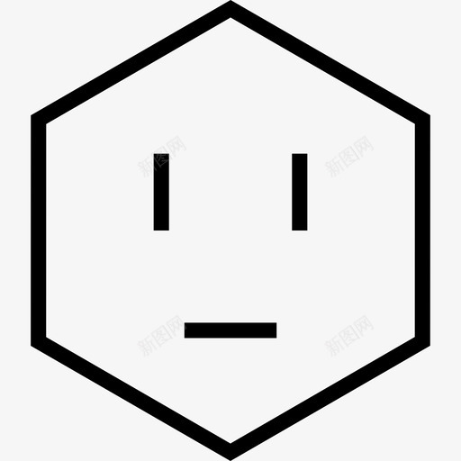 中性情绪脸图标svg_新图网 https://ixintu.com 中性 太阳 山 情绪 符号 老年人 脸 角情感 雨