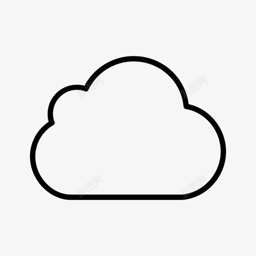 云同步存储图标svg_新图网 https://ixintu.com lense 云 估计 免提 勾勒精简简单 同步 品牌 存储 数据 虚拟硬盘 预测