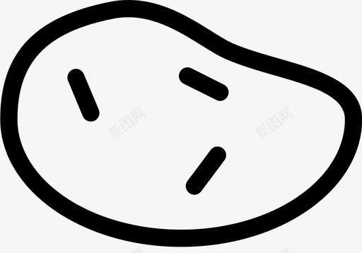土豆烘焙美味图标svg_新图网 https://ixintu.com 农产品 土豆 整体 烘焙 美味 美食家 蔬菜 食品 食用