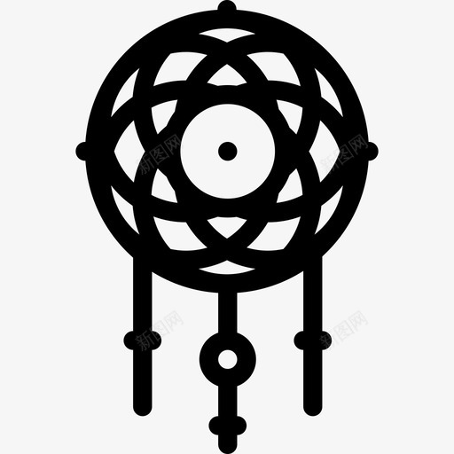 捕梦器睡眠保护图标svg_新图网 https://ixintu.com 保护 印第安人 历史 捕梦器 文化 文化大纲 民族 睡眠 编织 美国原住民 装饰