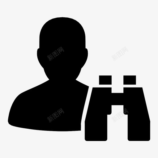 用户搜索个人姓名图标svg_新图网 https://ixintu.com id 个人 关键字 双筒望远镜 姓名 定位 帐户 查找 用户搜索 配置文件