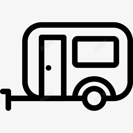 大篷车黑车普通车图标svg_新图网 https://ixintu.com 大篷车 好车 快速车 我们的户外活动 拖车 旅行车 普通车 精品车 露营车 黑车