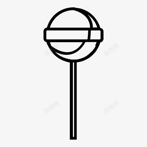 棒棒糖糖果舔图标svg_新图网 https://ixintu.com 吸 棒棒糖 糖果 群 舔