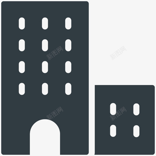 商业建筑房地产酷标图标svg_新图网 https://ixintu.com 商业建筑 房地产酷矢量图标