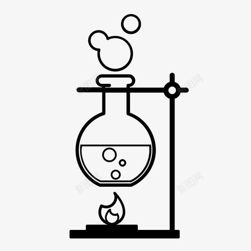 本生灯烧杯化学图标svg_新图网 https://ixintu.com 加热 化学 实验室 本生灯 测试 烧杯 烧瓶 科学 罐子