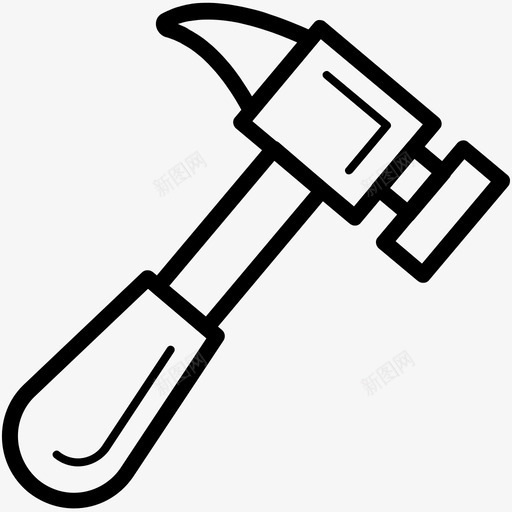 灯泡瓦特半透明图标svg_新图网 https://ixintu.com 半透明 工业矢量线图标 技工 森林 灯泡 瓦特 维修工具 车库工具 软 配置 锤子