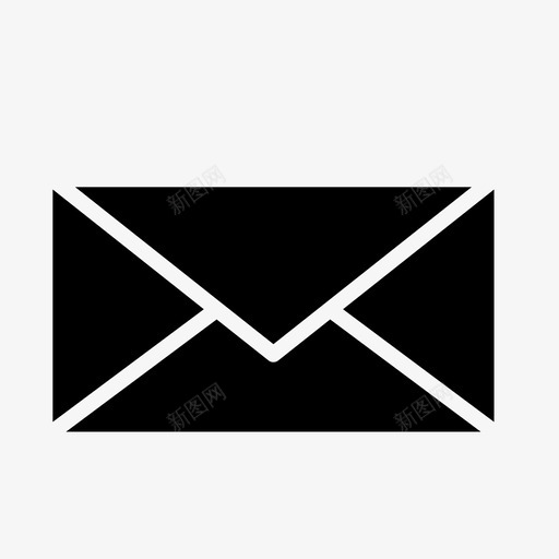 信封粘合剂商业图标svg_新图网 https://ixintu.com 信件 信封 名片 商业 电子商务 电子邮件 粘合剂 翻盖
