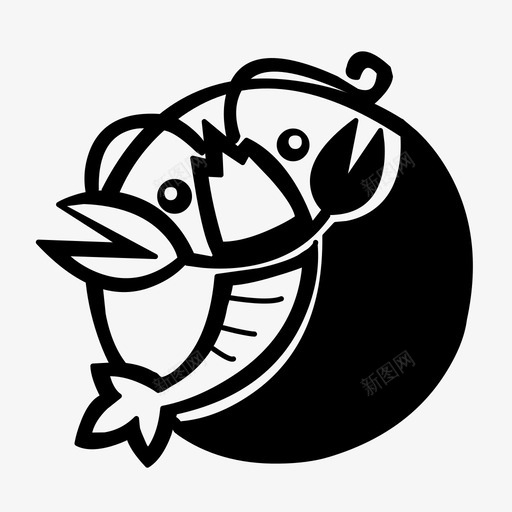 巨蟹座占星术星座图标svg_新图网 https://ixintu.com 十二宫 十二宫唱 占星术 巨蟹座 星座 迷信 龙虾