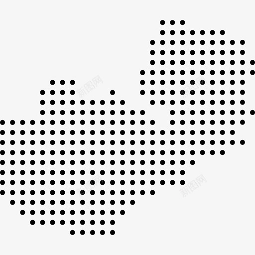 赞比亚非洲国家图标svg_新图网 https://ixintu.com 国家 国家卷1 土地 地区 地图 地形 赞比亚 非洲 领土