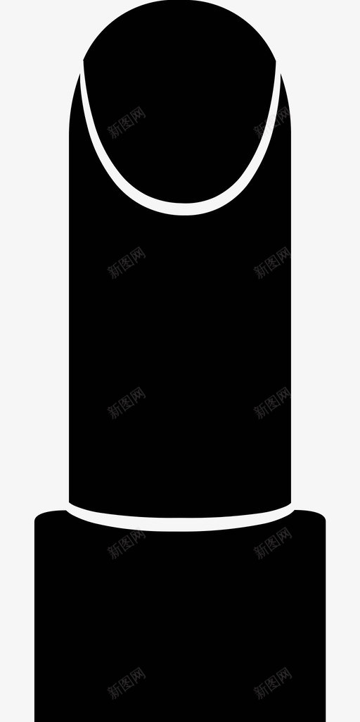 唇膏美容产品润唇膏图标svg_新图网 https://ixintu.com 化妆 唇彩 唇膏 润唇膏 红色 美容产品