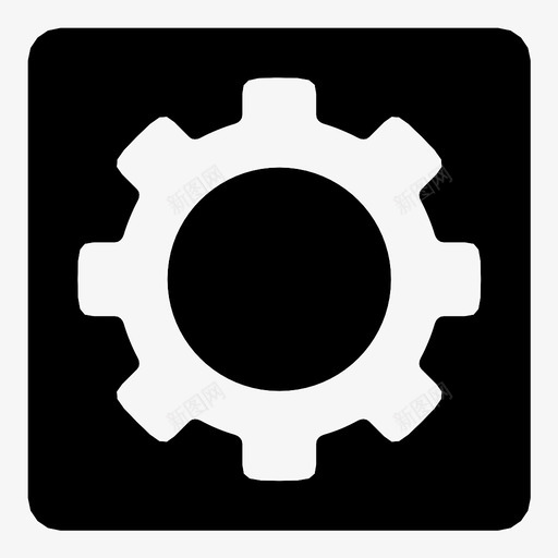 齿轮设置工厂图标svg_新图网 https://ixintu.com 公司 工业 工厂 机器 机械 装配 设置 转弯 齿轮