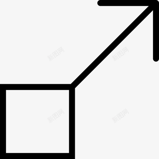 拖动右上角选择位置符号图标svg_新图网 https://ixintu.com smashicons箭头轮廓 位置更改 拖动右上角 新位置 更改位置 移动 符号 箭头 选择位置