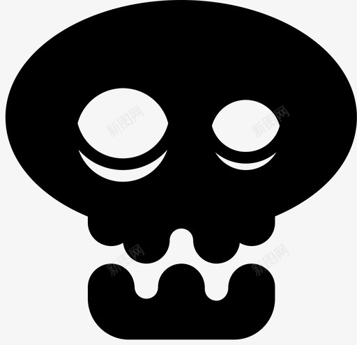 头骨危险死亡图标svg_新图网 https://ixintu.com 假日 危险 历史 头骨 死亡 死亡故事 进化