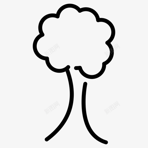 树枝叶图标svg_新图网 https://ixintu.com 叶 枝 树 树干 根 植物