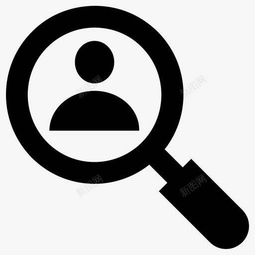 搜索人交易加粗线图标svg_新图网 https://ixintu.com 交易加粗线图标 搜索人