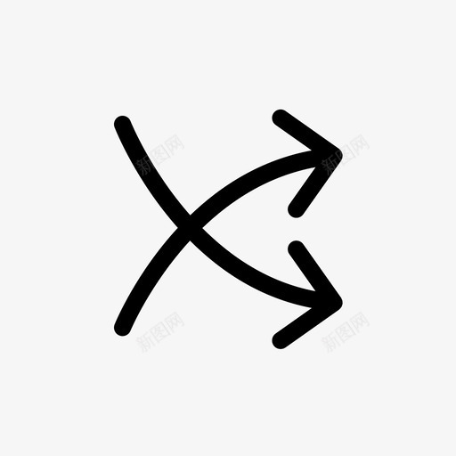 开关转移细长图标svg_新图网 https://ixintu.com 分流 开关 改变 杆 灵活射击 点 相反 箭头 线图标用户界面 细长 转移