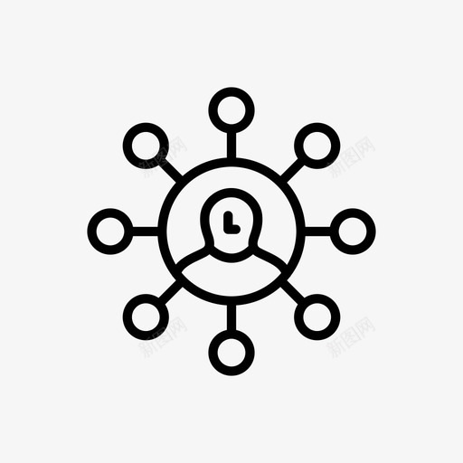以用户为中心可用性人员图标svg_新图网 https://ixintu.com 中心 人 人员 以用户为中心 关注 可用性 可用性测试 周围 网络 设计