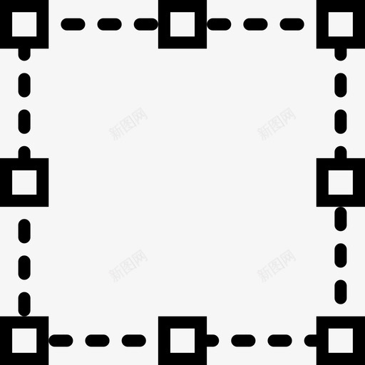 选择边界框选择图标svg_新图网 https://ixintu.com smashicons设计轮廓 图片 工具 编辑 设计 选择 选择边界框