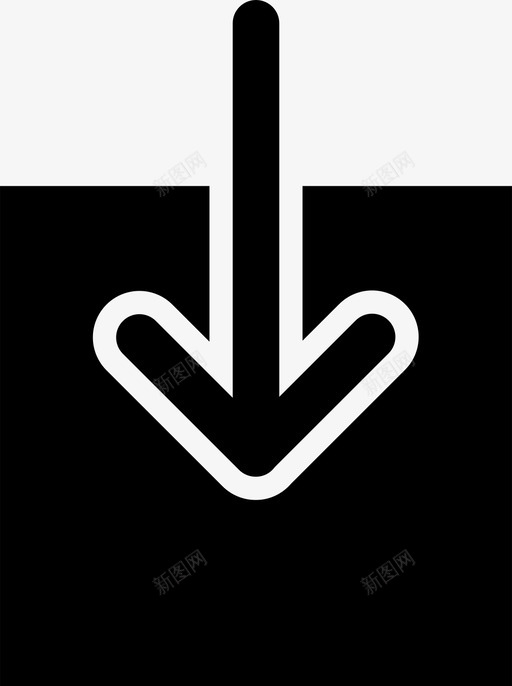下键上传图标svg_新图网 https://ixintu.com 上传 下箭头 下载 下键 到结束按钮 按钮 数据 文件 符号 要领扎实 返回键