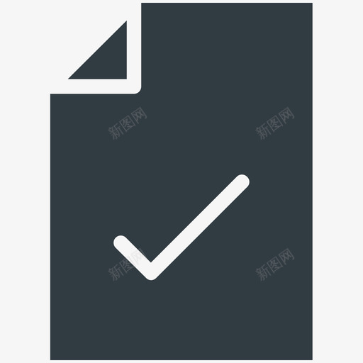 文件已接受通信酷标图标svg_新图网 https://ixintu.com 文件已接受 通信酷矢量图标