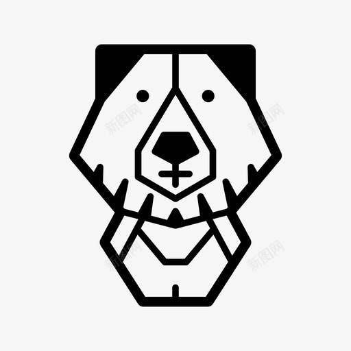 熊小熊森林动物图标svg_新图网 https://ixintu.com 冬眠 小熊 森林动物 泰迪 灰熊 熊 自然 野生动物