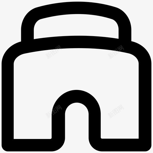 博物馆艺术建筑图标svg_新图网 https://ixintu.com 博物馆 展览 建筑 建筑粗体线图标 房地产 文物 旧建筑 画廊 艺术
