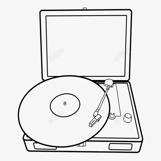 便携式录音机图标svg_新图网 https://ixintu.com 便携式录音机