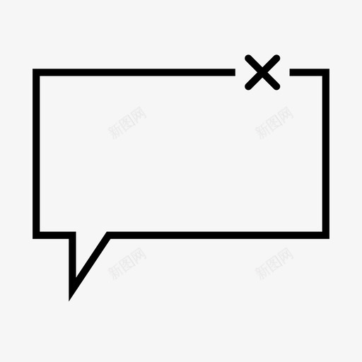 语音泡沫无语音无短信服务图标svg_新图网 https://ixintu.com labrotory 分析 品牌 存储 放大镜 无短信 无短信服务 无聊天 无语音 语音泡沫 通讯故障