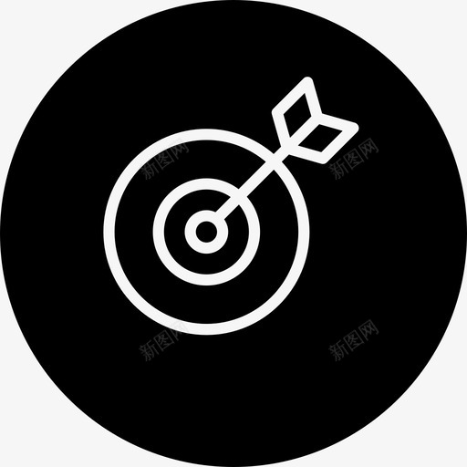 圆内目标轮廓符号界面seopackfull图标svg_新图网 https://ixintu.com seopackfull 圆内目标轮廓符号 界面