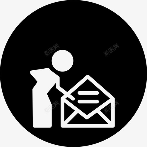 个人邮件圆形符号界面seopackfull图标svg_新图网 https://ixintu.com seopackfull 个人邮件圆形符号 界面