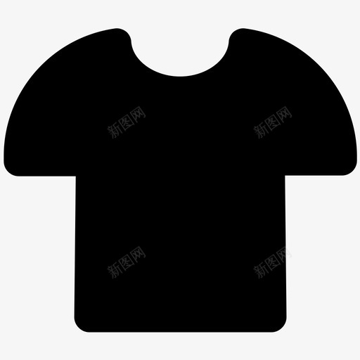 衬衫加粗衣服加粗实心图标svg_新图网 https://ixintu.com 衣服加粗实心图标 衬衫加粗