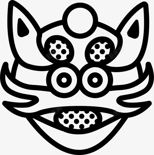 中国龙聚会游行图标svg_新图网 https://ixintu.com 中国龙 亚洲 假日 动物 史密顿假日大纲 新年 游行 神话 符号 聚会
