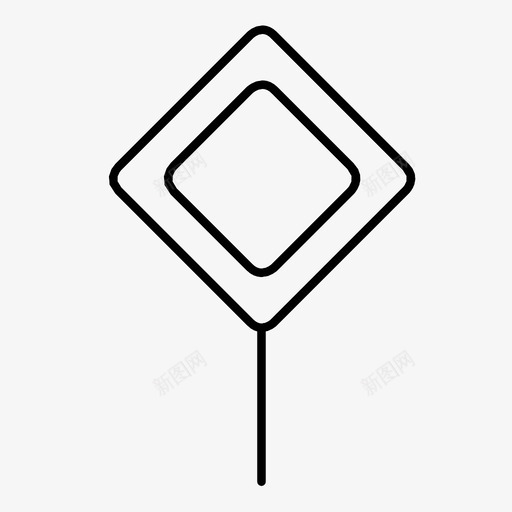 优先级标志道路图标svg_新图网 https://ixintu.com 优先级 兴趣 指示 敏感度 方向 标志 注意 等级 道路 顺序