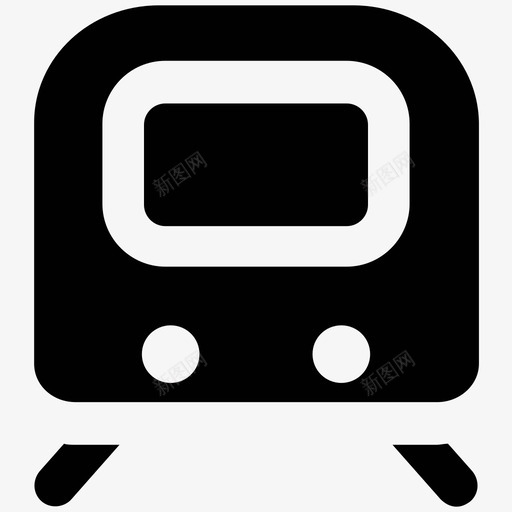 火车旅行粗体图标svg_新图网 https://ixintu.com 旅行粗体图标 火车