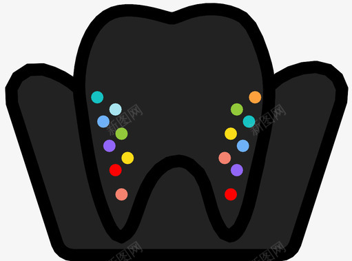 烂臼齿图标svg_新图网 https://ixintu.com 烂臼齿
