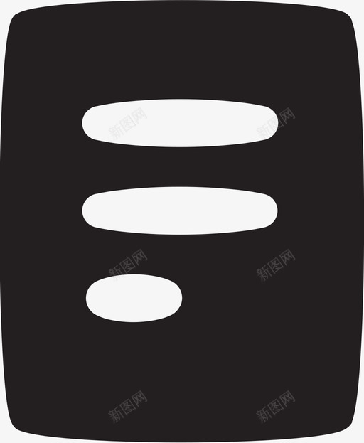 文档左对齐实心粗集图标svg_新图网 https://ixintu.com 文档左对齐实心 粗集