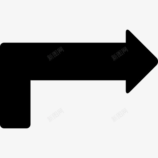 向右长角度箭头箭头coolicons图标svg_新图网 https://ixintu.com coolicons 向右长角度箭头 箭头