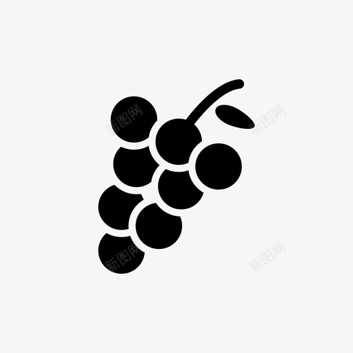 葡萄素食紫色图标svg_新图网 https://ixintu.com 吃 各种 埃及 属于 愤怒 杂货店 水果 素食 紫色 葡萄 食品