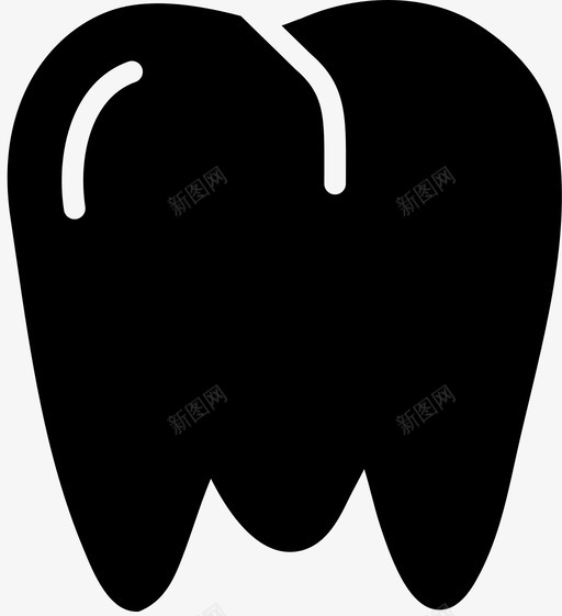臼齿医用固体图标svg_新图网 https://ixintu.com 医用固体 臼齿