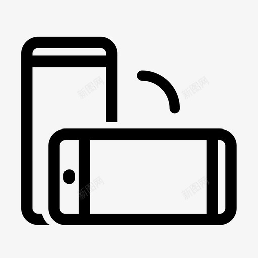 手机旋转滑动纵向图标svg_新图网 https://ixintu.com 关闭 吸引 手机旋转 打开 显示 智能手机 横向 滑动 纵向 转换